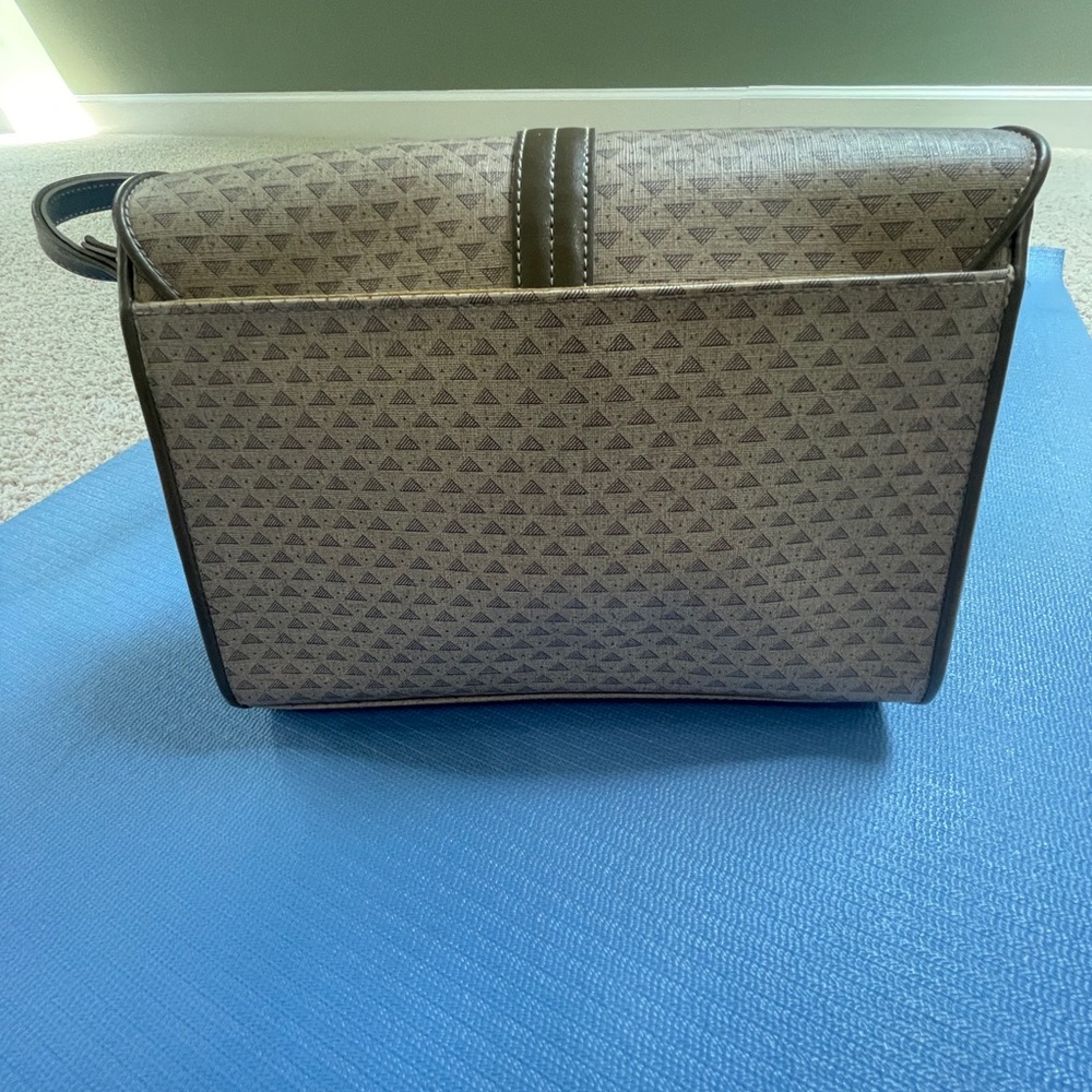 Vintage Liz Claiborne Purse - Grey and Cream - Picture 4 of 10